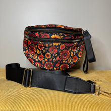 Load image into Gallery viewer, Roni - Nylon Crossbody - Moody Crimson Floral
