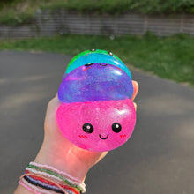 Load image into Gallery viewer, Squishy Toy - Viral Dumpling, Slow Rise Glitter - Pink
