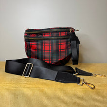 Load image into Gallery viewer, Roni - Nylon Crossbody - Red Plaid - PREORDER
