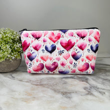 Load image into Gallery viewer, Pouch - Heart, Watercolor
