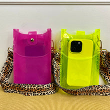 Load image into Gallery viewer, Ava - Colorful Clear, Slim Crossbody &amp; Phone Bag
