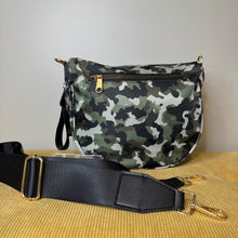 Load image into Gallery viewer, Roni - Nylon Crossbody - Green Camo - PREORDER
