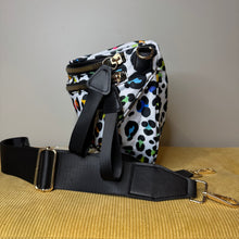Load image into Gallery viewer, Roni - Nylon Crossbody - Rainbow Animal Print
