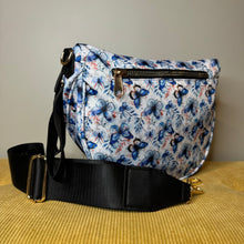 Load image into Gallery viewer, Roni - Nylon Crossbody - Blue Butterfly
