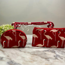Load image into Gallery viewer, Trio Set Pouch + Clamshell - Flamingo
