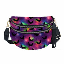 Load image into Gallery viewer, The Roni Nylon Crossbody - Halloween Fall Galaxy Bat
