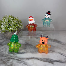 Load image into Gallery viewer, Squishy Toy - Christmas Glitter Characters
