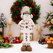 Load image into Gallery viewer, Telescopic Standing Christmas Decor - Tan &amp; Grey
