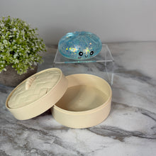 Load image into Gallery viewer, Squishy Toy - Viral Dumpling, Slow Rise Glitter #2 - Blue
