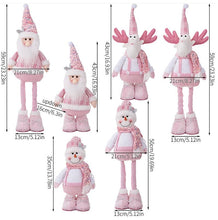 Load image into Gallery viewer, Telescopic Standing Christmas Decor - Pink &amp; White
