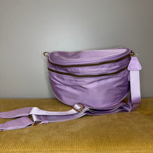 Load image into Gallery viewer, The Roni Nylon Crossbody - Solid Light Purple
