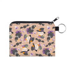Load image into Gallery viewer, Mini Pouch - Halloween Fall - Witch Cat
