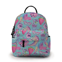 Load image into Gallery viewer, Mini Backpack - Skeleton Summer
