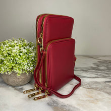 Load image into Gallery viewer, Ivy Crossbody Wallet + Purse - Red
