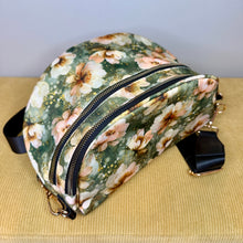 Load image into Gallery viewer, The Roni Nylon Crossbody - Floral Green Magnolia
