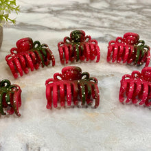 Load image into Gallery viewer, Hair Clip - Red Speckle Claw
