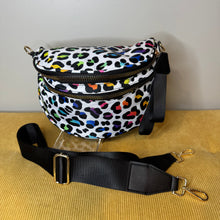 Load image into Gallery viewer, Roni - Nylon Crossbody - Rainbow Animal Print
