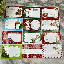 Load image into Gallery viewer, Christmas Gift Stickers Sheet
