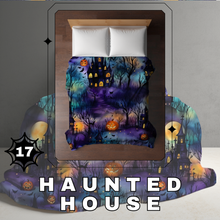 Load image into Gallery viewer, Blanket Halloween #17 - Haunted House - PREORDER ends 7/25

