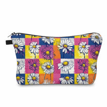 Load image into Gallery viewer, Pouch - Floral Colorful Checkered Daisy
