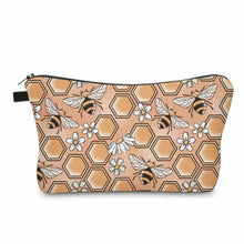 Load image into Gallery viewer, Pouch - Bee Orange Honeycomb
