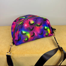 Load image into Gallery viewer, The Roni Nylon Crossbody - Halloween Fall Galaxy Bat
