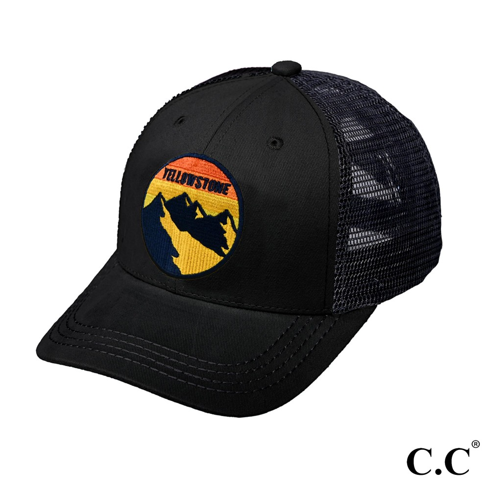 Yellowstone Embroidered Baseball Cap