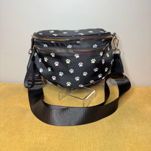 Load image into Gallery viewer, The Roni Nylon Crossbody - Paw Print Pastel
