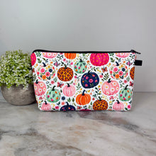 Load image into Gallery viewer, Pouch - Fall Pumpkins Floral Animal Print
