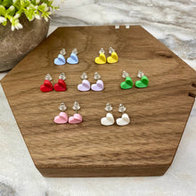 Load image into Gallery viewer, Acrylic Stud Earrings - Valentine’s Day - Mini Hearts
