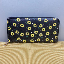 Load image into Gallery viewer, Wallet - Faux Leather - Tiny Sunflower
