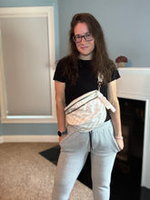 Load image into Gallery viewer, The Roni Nylon Crossbody - Checkered Beige
