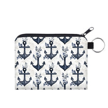 Load image into Gallery viewer, Mini Pouch - Floral Anchor
