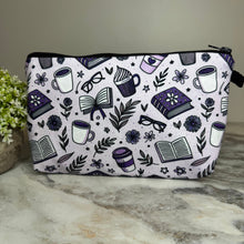Load image into Gallery viewer, Pouch - Book Purple Coffee Tea
