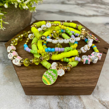 Load image into Gallery viewer, Bracelet - Clay + Bead - Easter Mix #4

