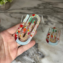 Load image into Gallery viewer, Jumbo Paperclip - Fabric Patches
