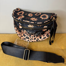 Load image into Gallery viewer, Roni - Nylon Crossbody - Bronze Sunflower Ombre Animal

