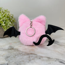 Load image into Gallery viewer, Keychain - Pom Pom Bat
