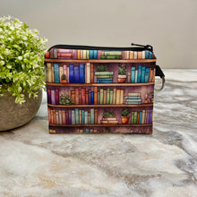 Load image into Gallery viewer, Mini Pouch - Book Shelves
