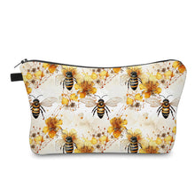 Load image into Gallery viewer, Pouch - Bee Yellow Floral Splatter
