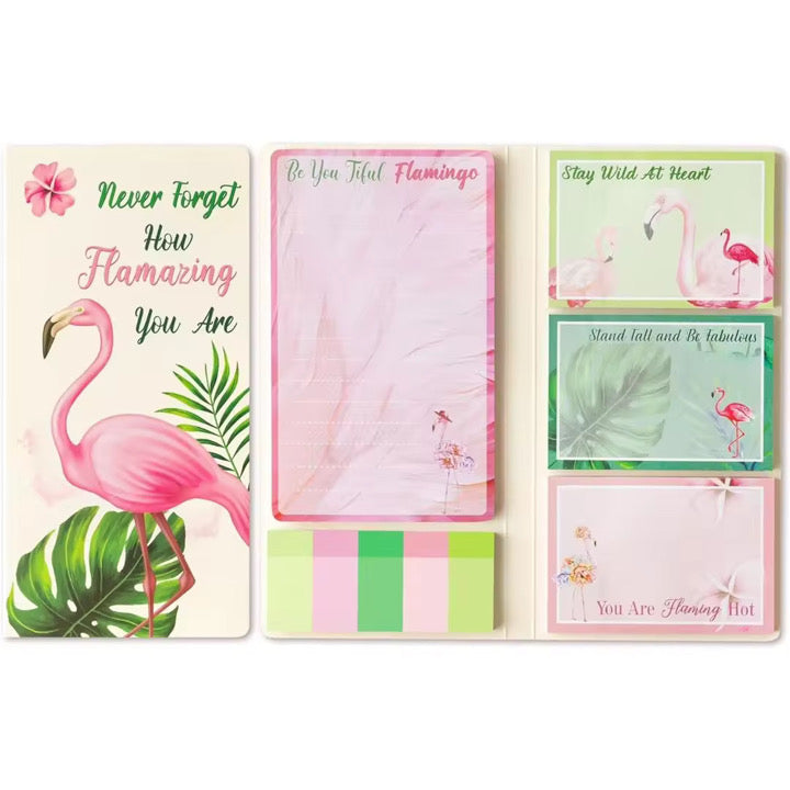 Sticky Note Booklet Set - Flamingo - PREORDER 6/21-6/24