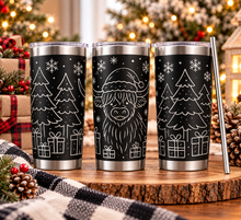Load image into Gallery viewer, Tumbler 20oz - Christmas - PREORDER
