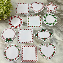 Load image into Gallery viewer, Sticky Note - Christmas - Candy Cane Shapes
