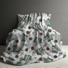 Load image into Gallery viewer, Blanket Christmas #29 - Books, Milk, &amp; Cookies - PREORDER
