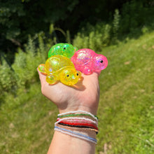 Load image into Gallery viewer, Squishy Toy - Glitter Turtle #1
