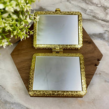 Load image into Gallery viewer, Compact Mirror - Blue Floral (by shape)
