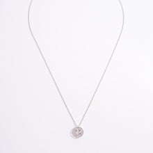 Load image into Gallery viewer, 925 Sterling Silver Zircon Smiley Face Necklace
