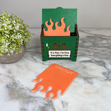 Load image into Gallery viewer, Dumpster Fire Desk Organizer
