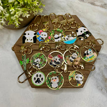 Load image into Gallery viewer, Keychain Charm - Panda Mix
