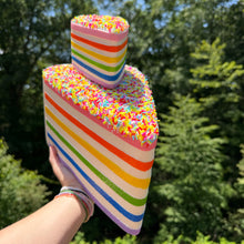 Load image into Gallery viewer, Squishy Toy - Rainbow Cake, Jumbo
